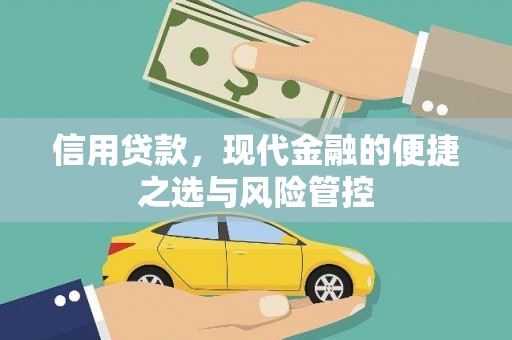 五台信用贷款，现代金融的便捷之选与风险管控