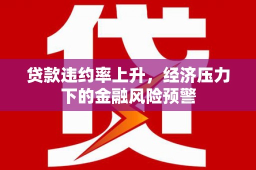 五台贷款违约率上升，经济压力下的金融风险预警