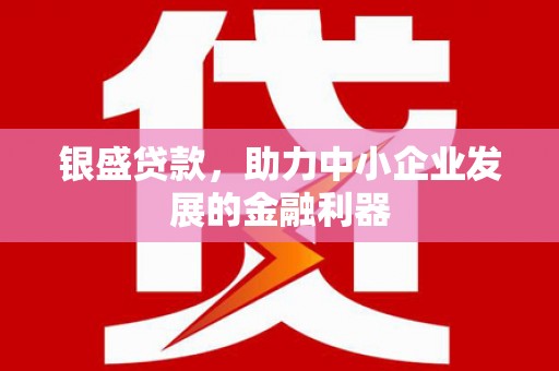 五台银盛贷款，助力中小企业发展的金融利器