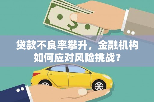 五台贷款不良率攀升，金融机构如何应对风险挑战？