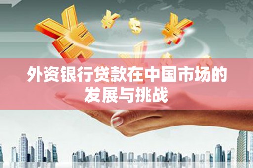 五台外资银行贷款在中国市场的发展与挑战