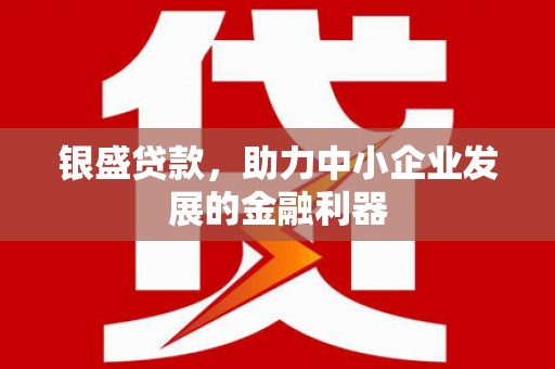 五台银盛贷款，助力中小企业发展的金融利器