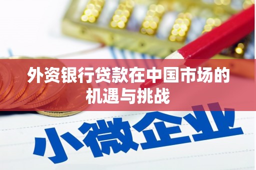 五台外资银行贷款在中国市场的机遇与挑战