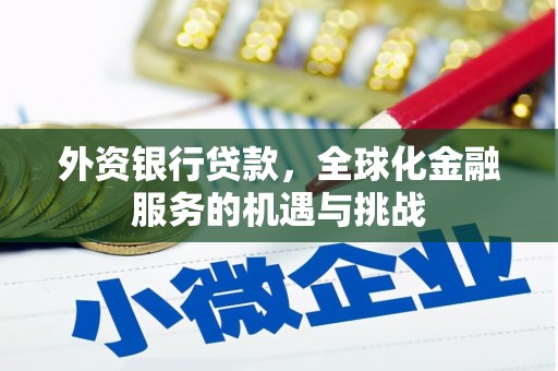 五台外资银行贷款，全球化金融服务的机遇与挑战