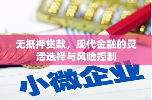 五台无抵押贷款，现代金融的灵活选择与风险控制
