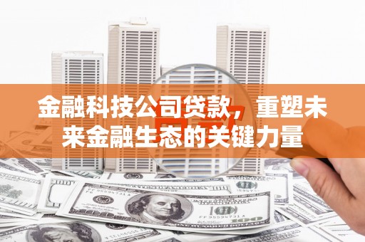 五台金融科技公司贷款，重塑未来金融生态的关键力量