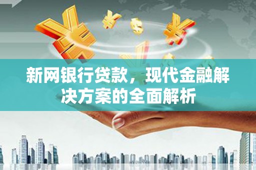 五台新网银行贷款，现代金融解决方案的全面解析
