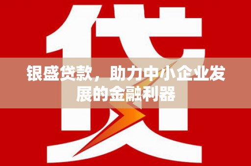 五台银盛贷款，助力中小企业发展的金融利器
