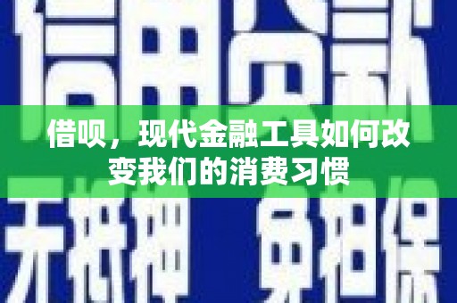 五台借呗，现代金融工具如何改变我们的消费习惯