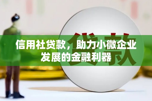五台信用社贷款，助力小微企业发展的金融利器