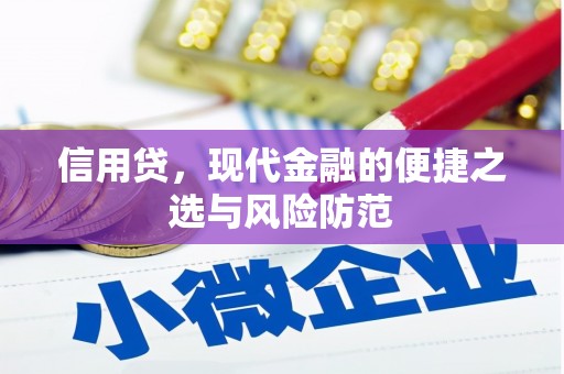 五台信用贷，现代金融的便捷之选与风险防范