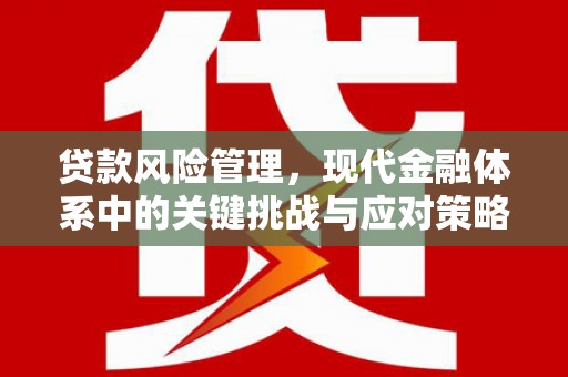 五台贷款风险管理，现代金融体系中的关键挑战与应对策略
