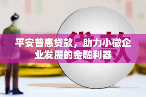五台平安普惠贷款，助力小微企业发展的金融利器