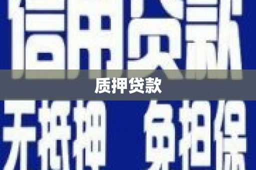 五台质押贷款