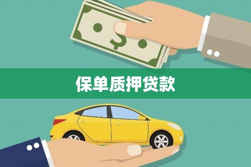 五台保单质押贷款