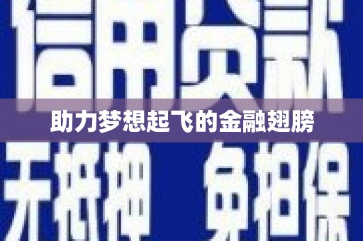 五台助力梦想起飞的金融翅膀